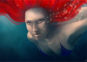 Mirror Ariel - Part of your world (c) Esther Wagner